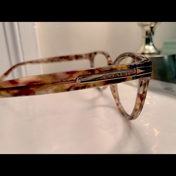 Coach Prescription Glasses or Sunglasses in Confetti Light Brown - Picture 8 of 12